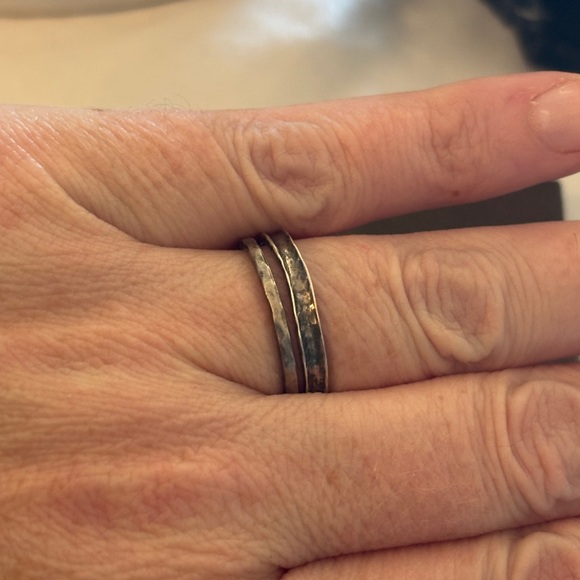 Silpada Textured Silver Stackable Rings - Picture 3 of 5